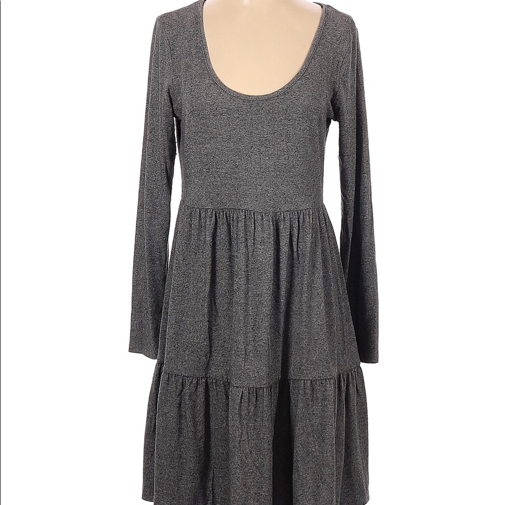Women’s Wild Fable Long Sleeve Casual Gray Dress - Size 4